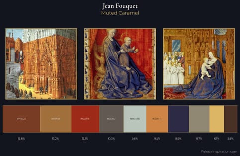 Jean Fouquet Palette 3 - Muted Caramel