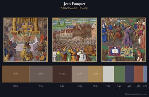 Jean Fouquet Palette 4 - Shadowed Tawny