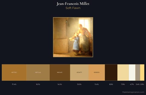 Jean-Francois Millet Palette 1 - Soft Fawn