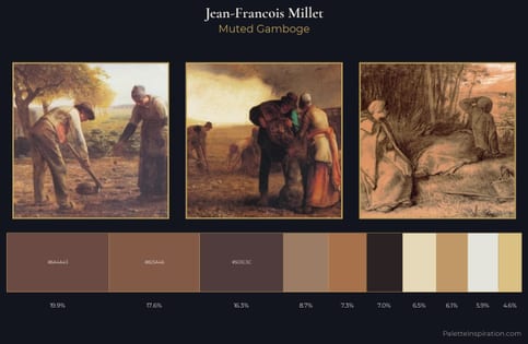 Jean-Francois Millet Palette 3 - Muted Gamboge