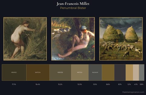 Jean-Francois Millet Palette 9 - Penumbral Bister