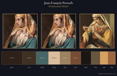 Jean-François Portaels Palette 6