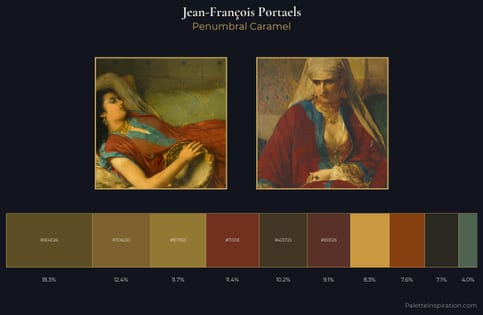 Jean-François Portaels Palette 8