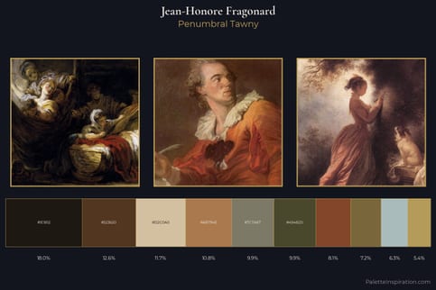 Jean-Honore Fragonard Master Palette