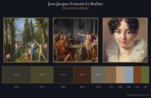 Jean-Jacques-Francois Le Barbier Palette 2 - Penumbral Bister