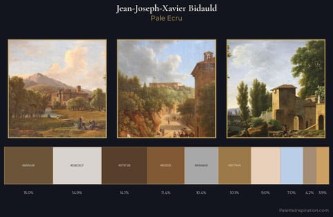 Jean-Joseph-Xavier Bidauld Palette 2 - Pale Ecru