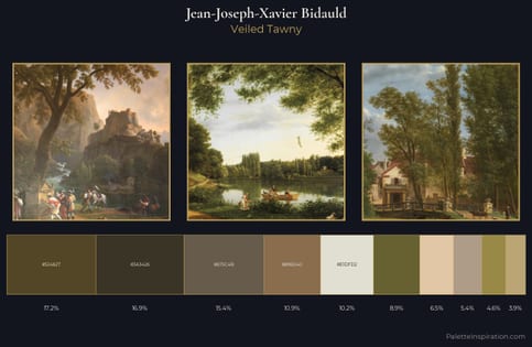 Jean-Joseph-Xavier Bidauld Palette 3 - Veiled Tawny