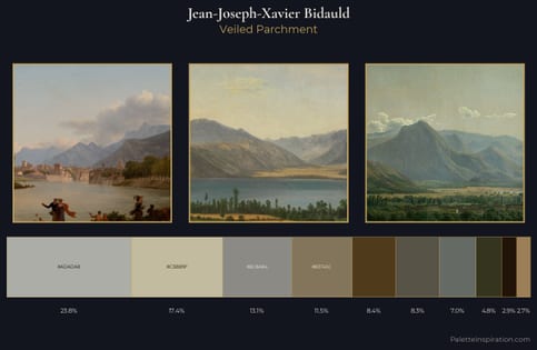Jean-Joseph-Xavier Bidauld Palette 6 - Veiled Parchment