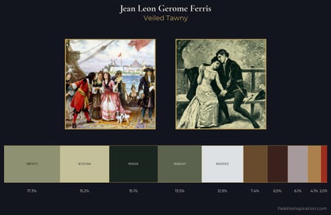 Jean Leon Gerome Ferris Palette 3 - Veiled Tawny