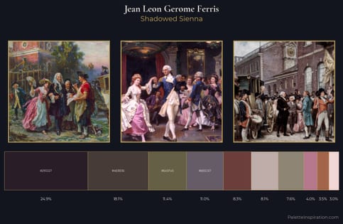 Jean Leon Gerome Ferris Palette 4 - Shadowed Sienna