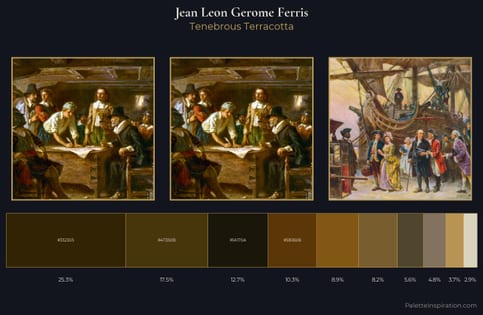 Jean Leon Gerome Ferris Palette 6
