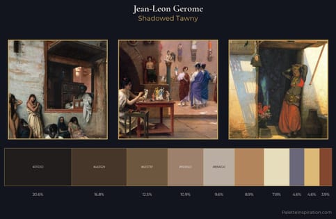 Jean-Leon Gerome Palette 3 - Shadowed Tawny