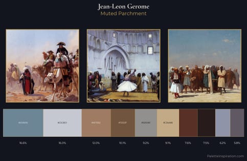 Jean-Leon Gerome Palette 5 - Muted Parchment