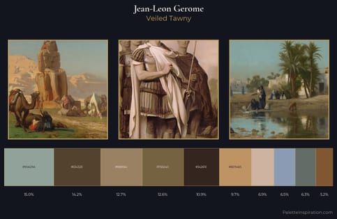 Jean-Leon Gerome Palette 6 - Veiled Tawny