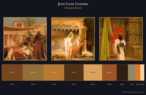 Jean-Leon Gerome Palette 8