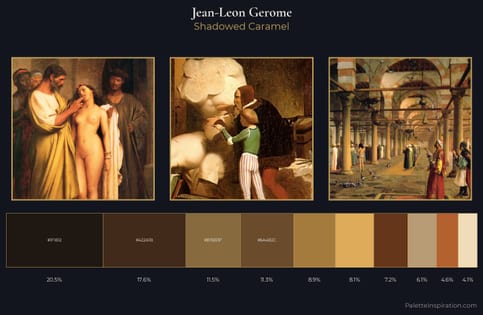 Jean-Leon Gerome Palette 10 - Shadowed Caramel
