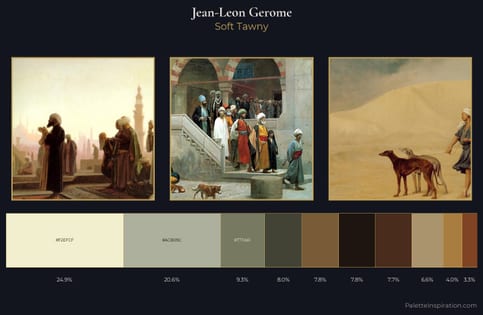 Jean-Leon Gerome Palette 11 - Soft Tawny