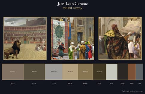 Jean-Leon Gerome Palette 12 - Veiled Tawny