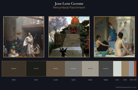 Jean-Leon Gerome Palette 13 - Penumbral Parchment