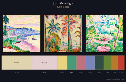 Jean Metzinger Palette 2 - Soft Ecru
