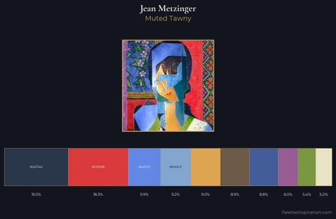Jean Metzinger Palette 5 - Muted Tawny