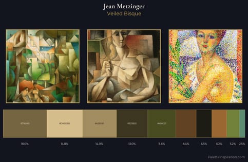 Jean Metzinger Palette 7 - Veiled Bisque