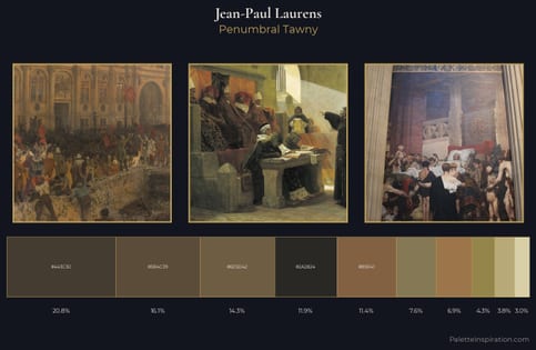 Jean-Paul Laurens Palette 2 - Penumbral Tawny