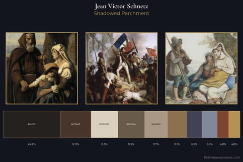 Jean Victor Schnetz Master Palette