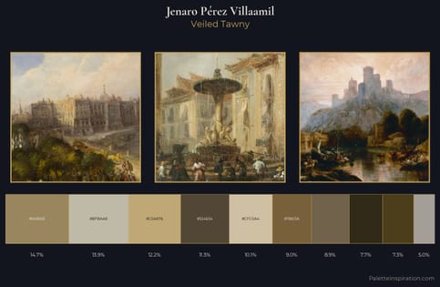 Jenaro Pérez Villaamil Palette 2