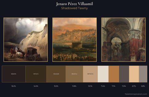 Jenaro Pérez Villaamil Palette 3