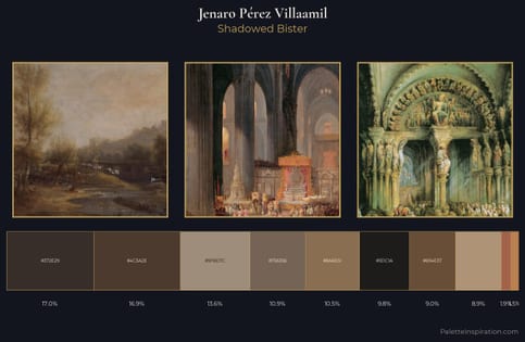Jenaro Pérez Villaamil Palette 5