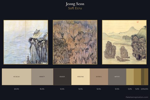 Jeong Seon Master Palette