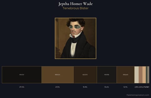 Jeptha Homer Wade Palette 1 - Tenebrous Bister