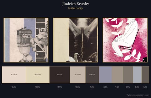 Jindrich Styrsky Palette 1 - Pale Ivory