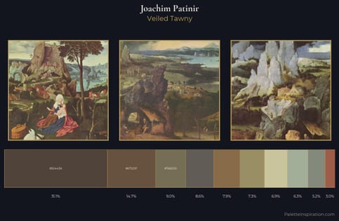 Joachim Patinir Palette 2 - Veiled Tawny