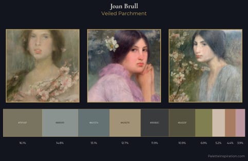 Joan Brull Palette 3 - Veiled Parchment