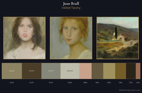 Joan Brull Palette 6 - Veiled Tawny