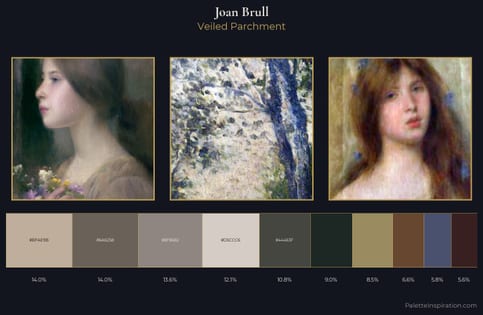 Joan Brull Palette 7 - Veiled Parchment