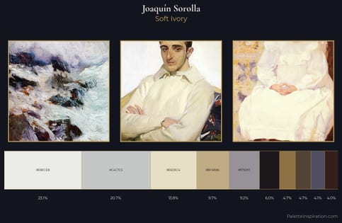 Joaquín Sorolla Palette 4