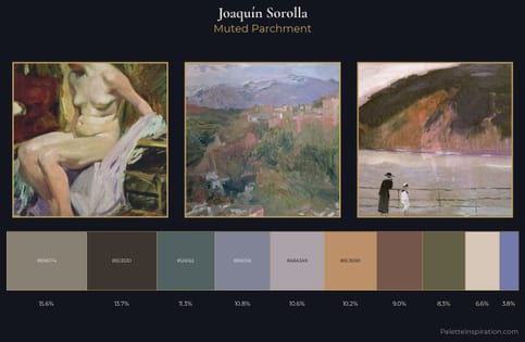 Joaquín Sorolla Palette 9