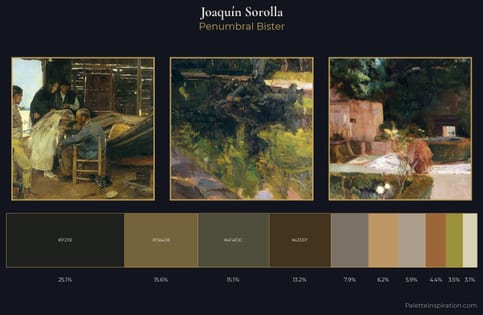 Joaquín Sorolla Palette 13