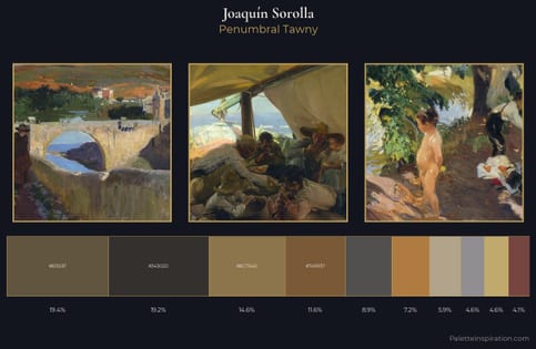 Joaquín Sorolla Palette 16