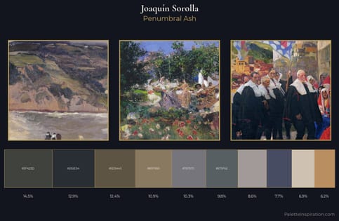 Joaquín Sorolla Palette 17