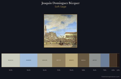 Joaquín Domínguez Bécquer Palette 1