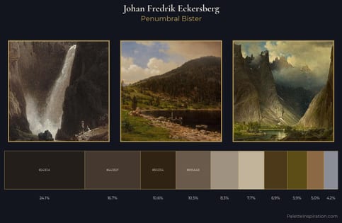 Johan Fredrik Eckersberg Palette 5 - Penumbral Bister