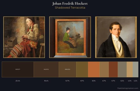 Johan Fredrik Hockert Palette 2 - Shadowed Terracotta