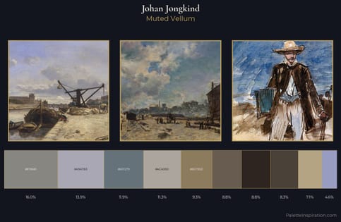 Johan Jongkind Palette 3