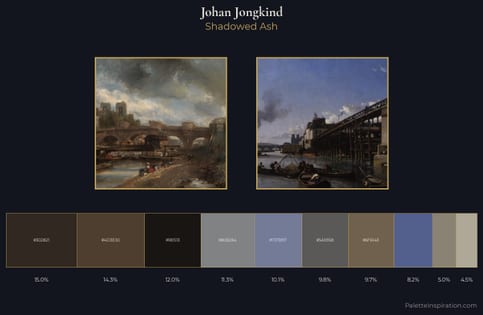 Johan Jongkind Palette 5
