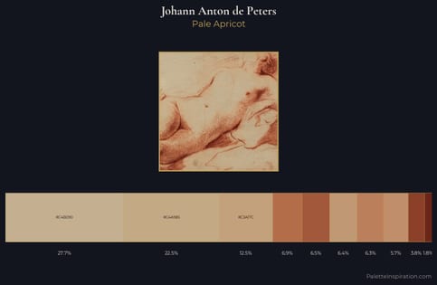 Johann Anton de Peters Palette 1 - Pale Apricot