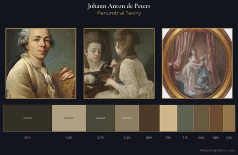 Johann Anton de Peters Palette 3 - Penumbral Tawny